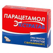 Парацетамол ЭКСТРАТАБ  таб. 500мг+150мг №20