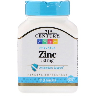 21st Century, 21 Век Цинк 50 мг, 110 таблеток