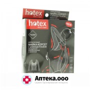 Hotex майка-корсет  длин.рукав(черный)р-р универс.