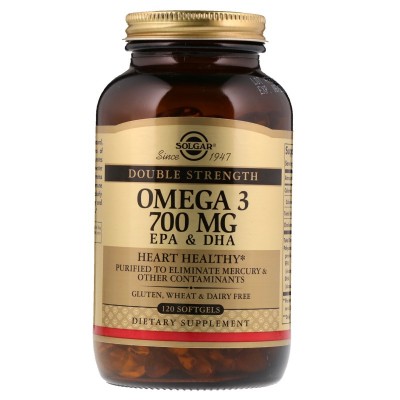 Solgar, Солгар Омега -3, EPA & DHA 700 мг, 120 капсул