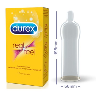 Презервативы Durex RealFeel, упаковка 12 шт.