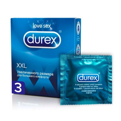 Презервативы Durex XXL увеличенного размер 3 шт.