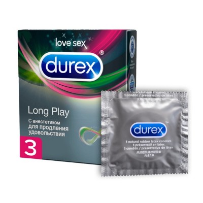  Презервативы Durex Performa (Long Play), упаковка  3 шт.