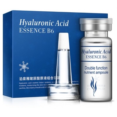 BioAqua Hyaluronic Acid Essence B6 Набор сывороток для лица с гиалуроновой кислотой, 5 мл (10 шт.)