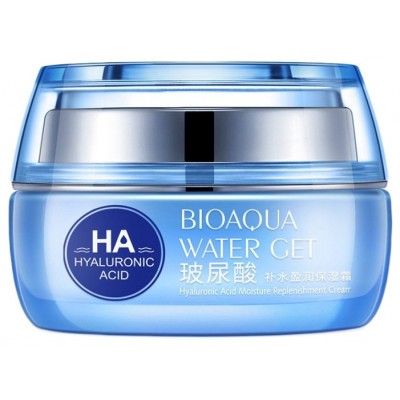 BioAqua HA Water Get Увлажняющий крем для лица с гиалуроновой кислотой, 50 г